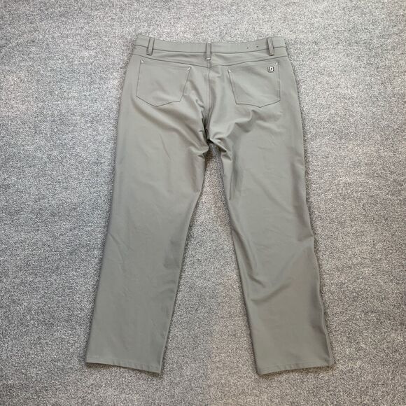 FJ FootJoy Pants Mens 38 Overcast Grey Straight Fit Stretch Performance Golf - Picture 7 of 9